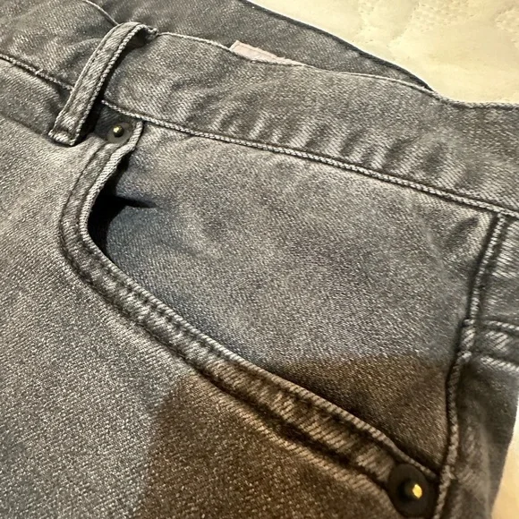A-Frame (Stitchfix) Mens Charcoal Jeans Size 36 - Picture 5 of 10